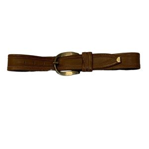 Women’s Vintage Camel Leather Belt